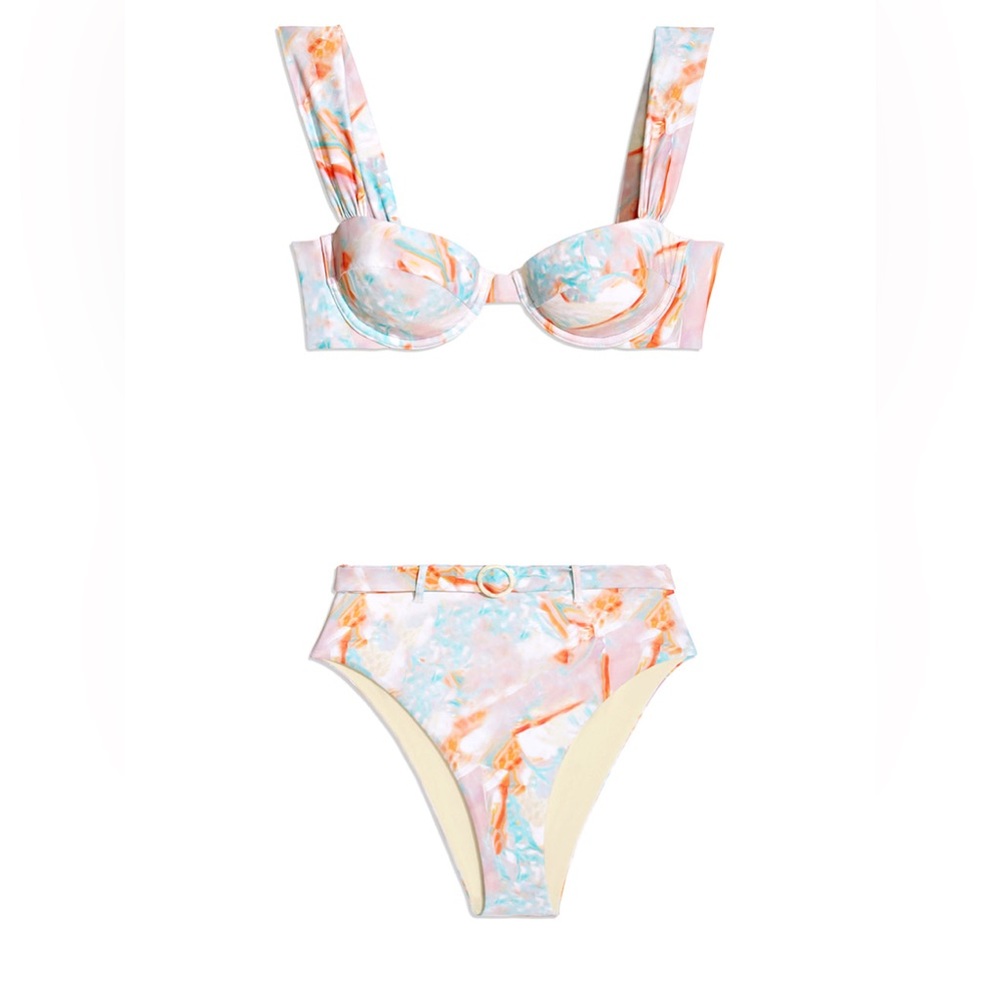 WE WORE WHAT HIGH WASTED SWIMSUIT